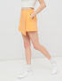 Картинка Жіночі помаранчеві асиметричні шорти