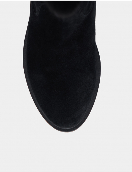 Image Жіночі чорні замшеві чоботи