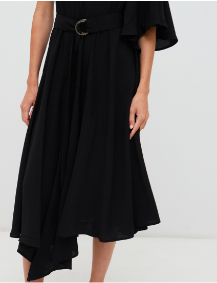 Image Чорна сукня на одне плече