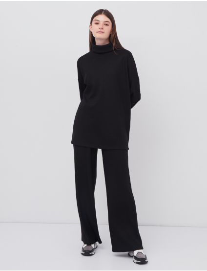 Картинка Жіночий чорний світшот