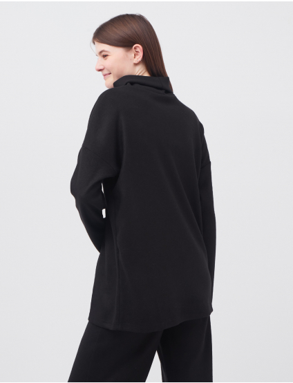 Картинка Жіночий чорний світшот