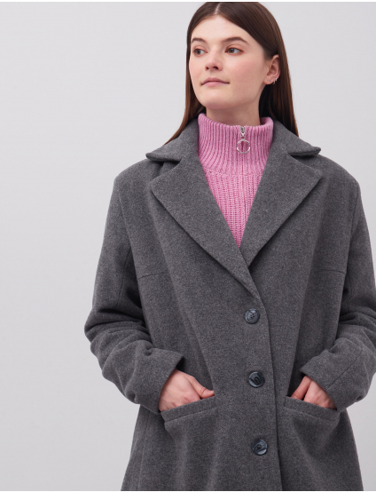 Картинка Жіноче сіре пальто