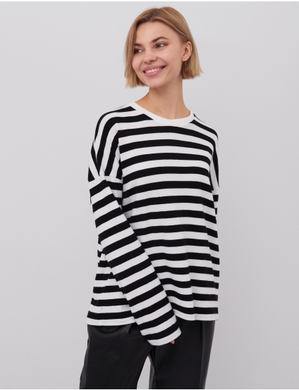 Картинка Чорно-білий світшот