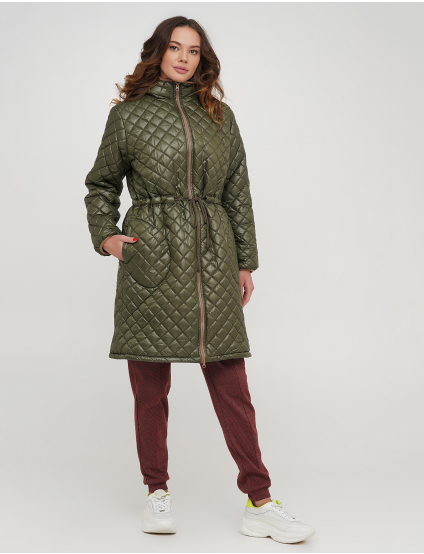 Картинка Жіноча зелена парка