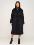 Картинка Жіноче чорне пальто