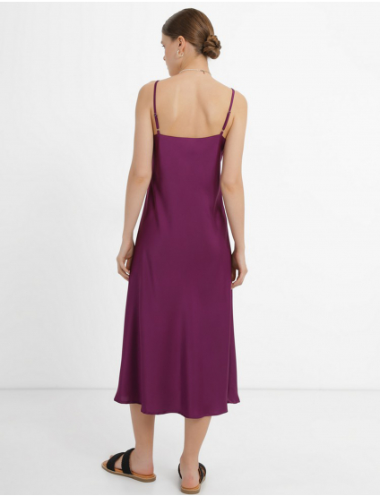 Картинка Сукня міді фіолетова