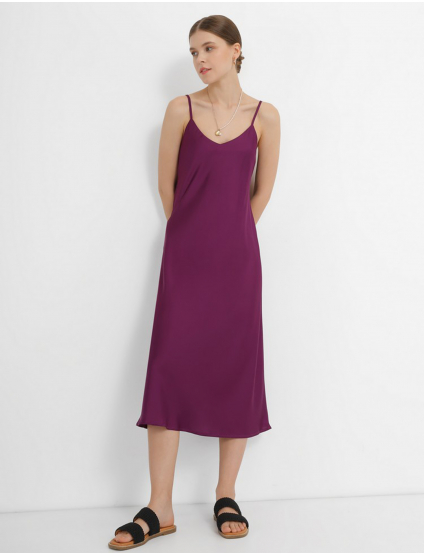 Картинка Сукня міді фіолетова