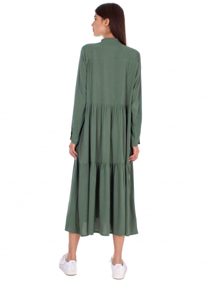 Картинка Сукня Aura dress міді зелена