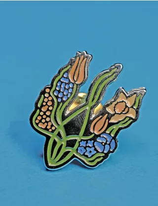 Картинка Пін «Квітучий тризуб»