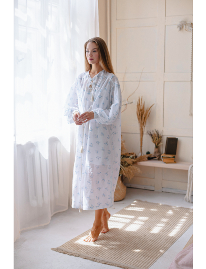 Картинка Біло-блакитна сукня