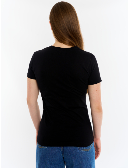 Картинка Жіноча чорна футболка