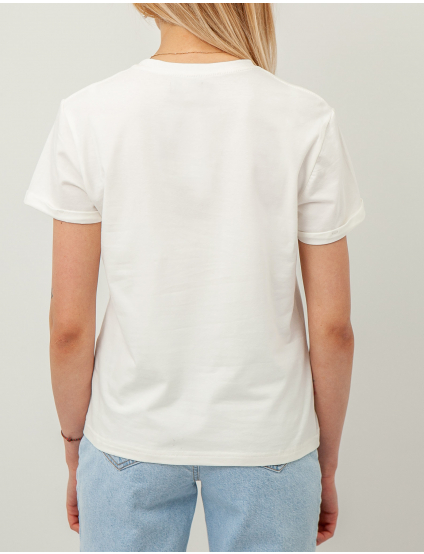 Картинка Біла футболка з принтом