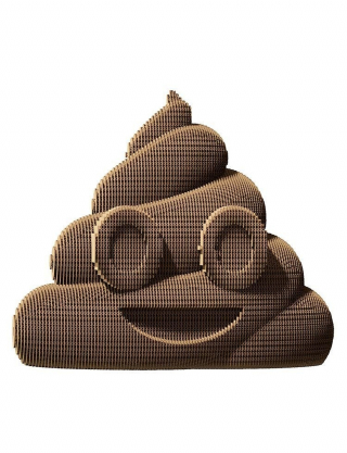 Картинка Скульптурний 3D-пазл з картону Poop