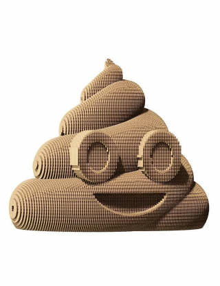 Картинка Скульптурний 3D-пазл з картону Poop