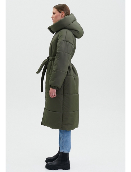 Картинка Темно-зелений пуховик