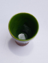 Картинка Чашка керамічна коричнево-зелена, 500 мл