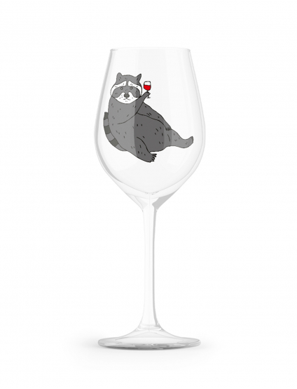 Картинка Келих "Єнот з вином"