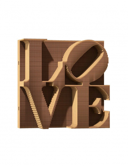 Картинка Скульптурний 3D-пазл LOVE з картону