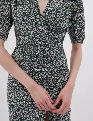 Картинка Сукня міді з принтом