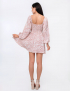 Картинка Сукня міні рожева з принтом