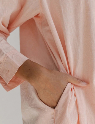 Картинка Сукня-сорочка міді рожева