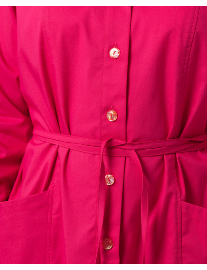 Картинка Сукня рожева з поясом