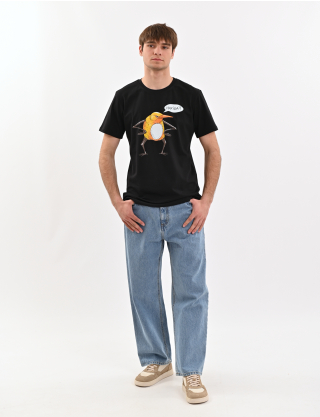 Картинка Футболка "Пташка "Нахіба" чорна