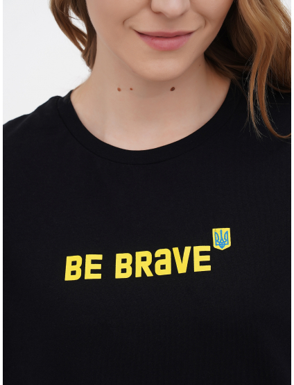 Картинка Футболка "Be brave" чорна