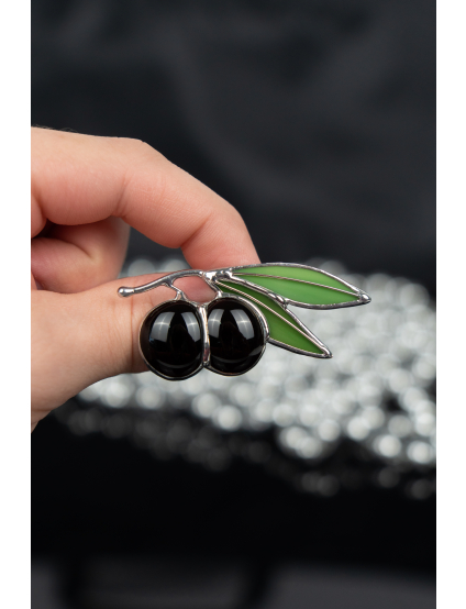 Картинка Брошка чорна