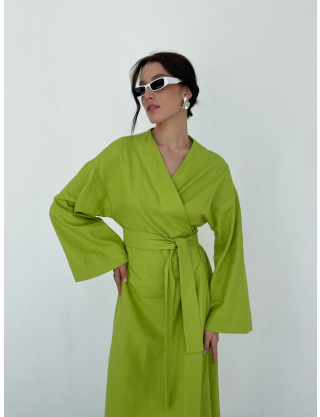 Картинка Сукня міді зелена