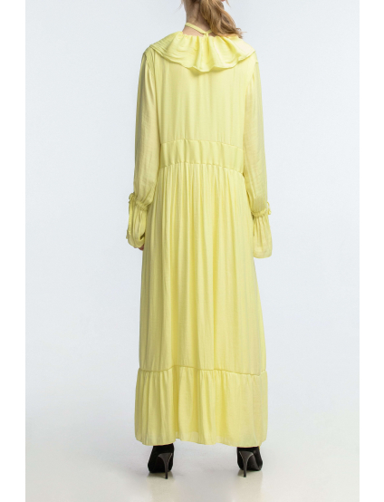 Картинка Жовта довга сукня