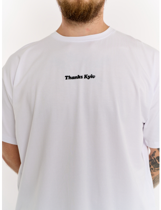 Картинка Біла футболка "Thanks Kyiv"
