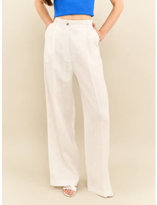 Картинка Білі лляні брюки