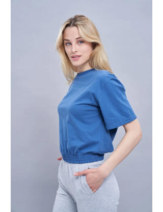 Картинка Блакитна жіноча футболка