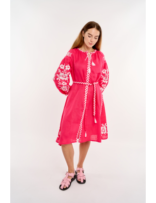 Картинка Рожева сукня-вишиванка