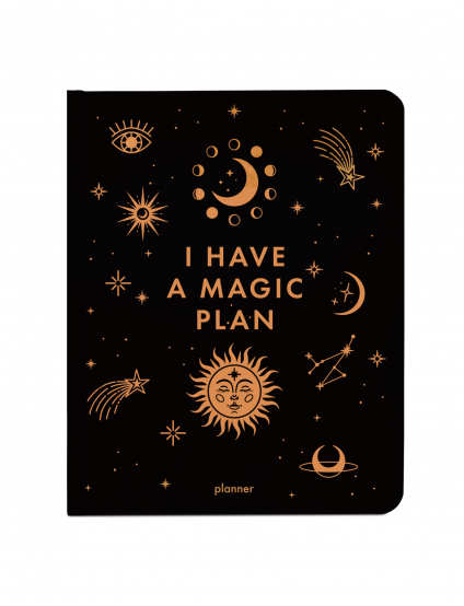 Картинка Планер «I HAVE A MAGIC PLAN» чорний
