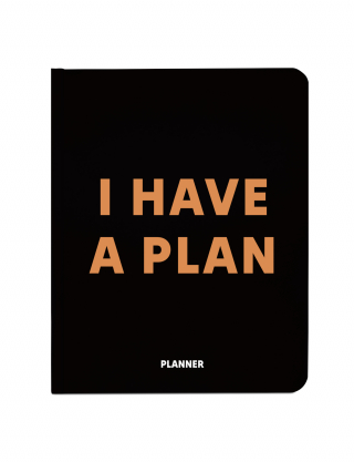 Картинка Планер «I HAVE A PLAN» чорний