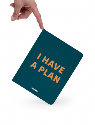 Картинка Планер «I HAVE A PLAN» зелений
