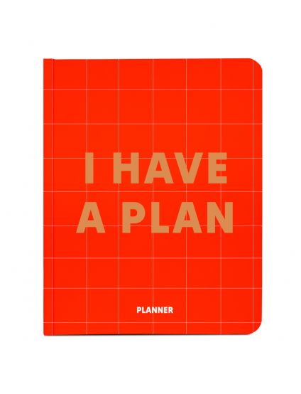 Картинка Планер «I HAVE A PLAN» червоний