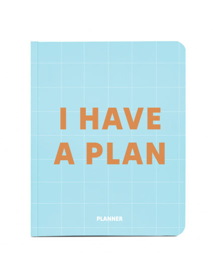 Картинка Планер «I HAVE A PLAN» бірюзовий
