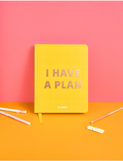 Картинка Планер «I HAVE A PLAN» жовтий