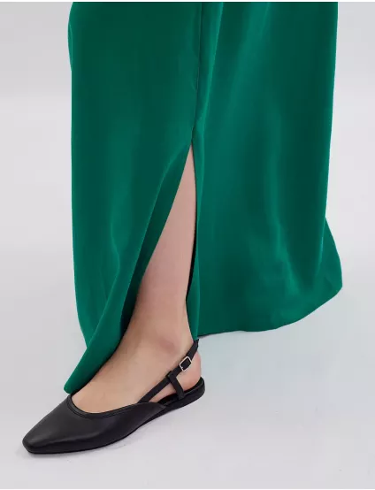 Картинка Сукня максі темно-зелена