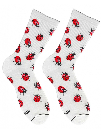 Картинка Біло-червоні шкарпетки