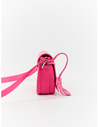 Картинка Рожева шкіряна сумка