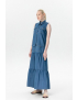 Картинка Світло-синій джинсовий сарафан