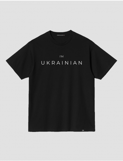 Картинка Чорна футболка "I'm Ukrainian"