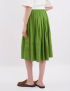 Картинка Спідниця міді зелена 