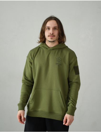 Картинка Зелений худі "From Kyiv with Love"