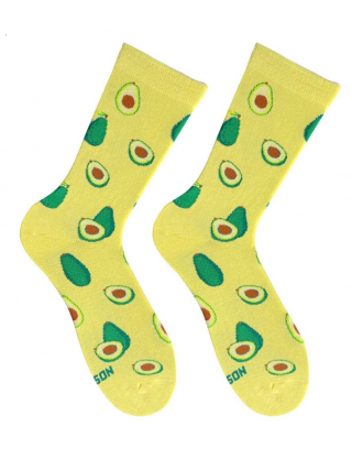 Картинка Жовто-зелені чоловічі шкарпетки