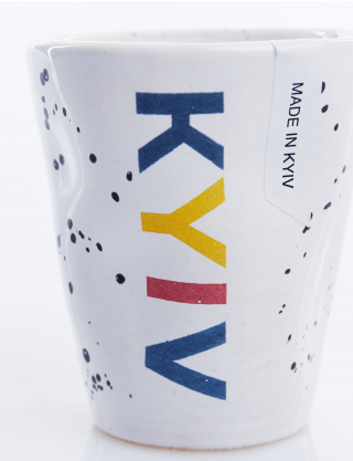Картинка Чашка "KYIV" керамічна біла